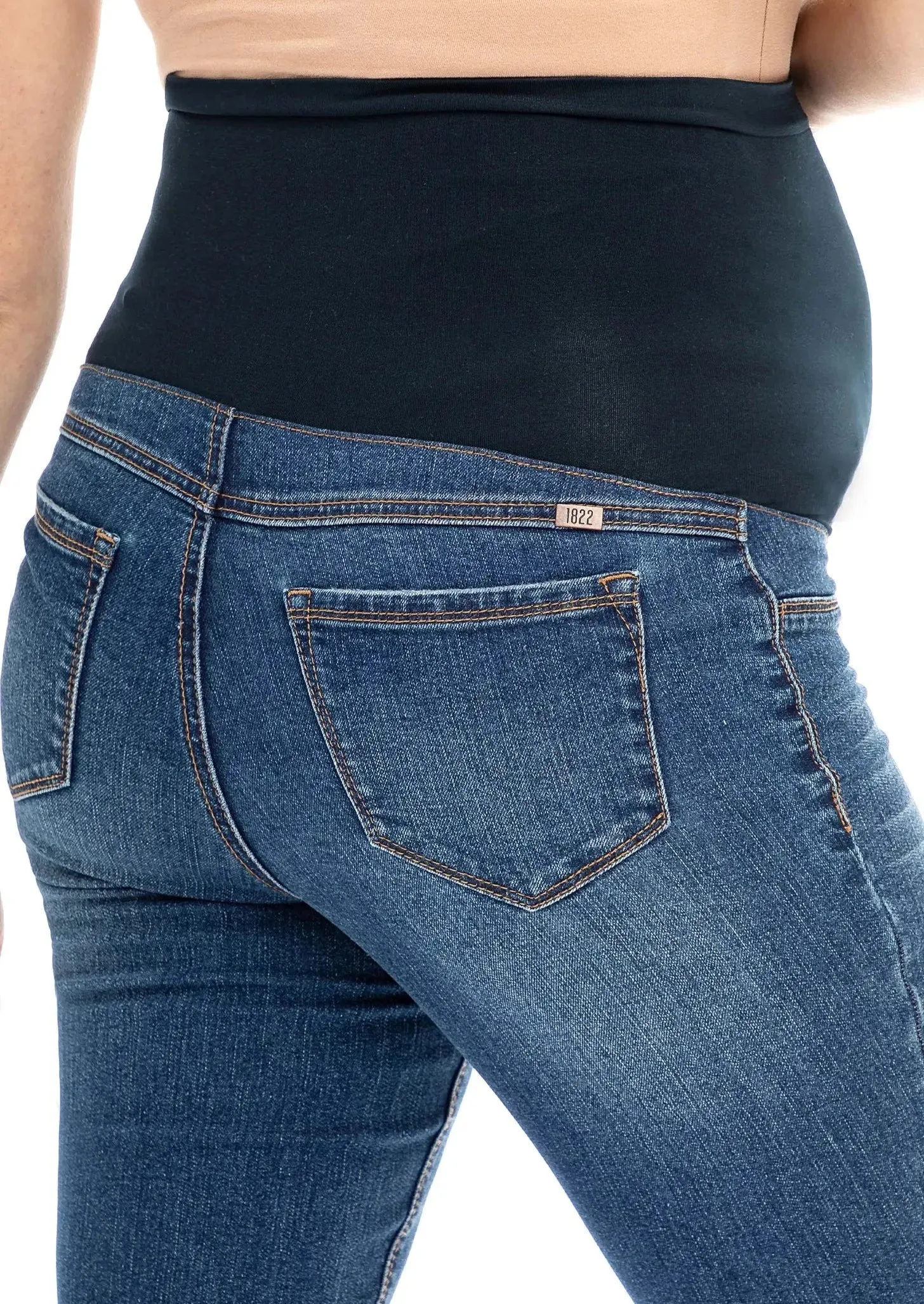 1822 Maternity Jeans | Petite Friendly Straight Leg