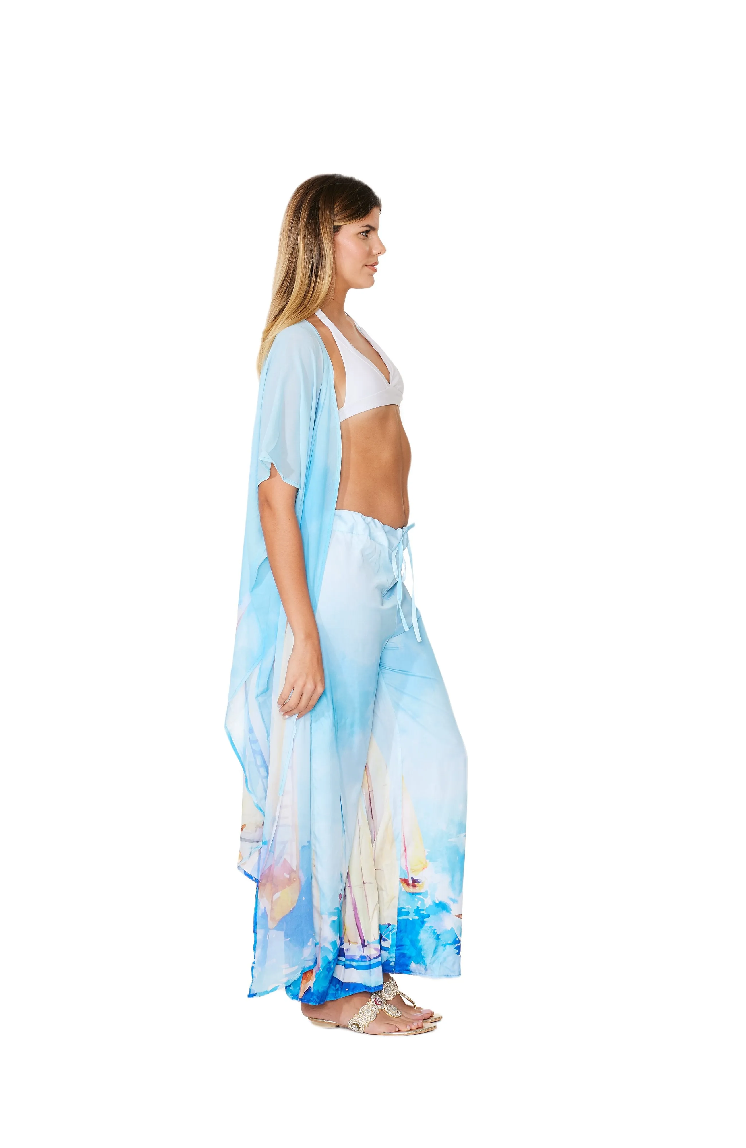 703-P Silk Boho Pants