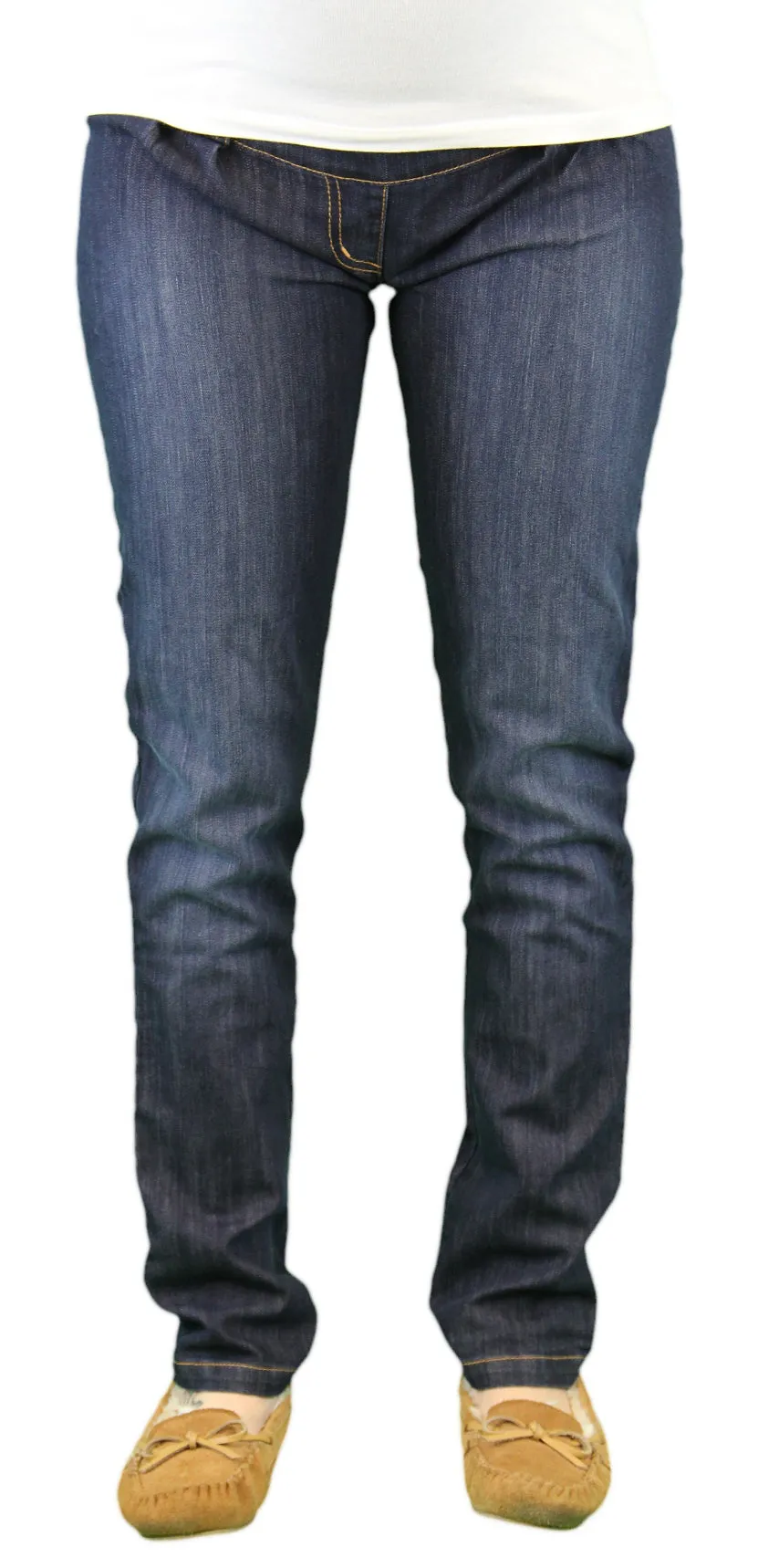 9 Fashion Maternity Iro Indigo Full-Panel Jeans Sz S $134 NWT