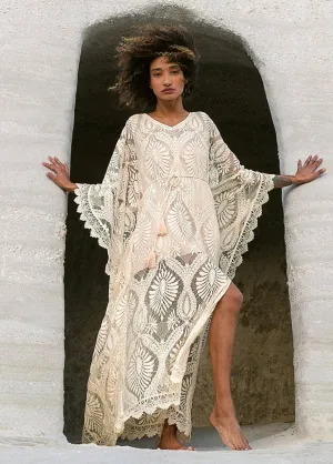 Aluma Kaftan in Gardenia