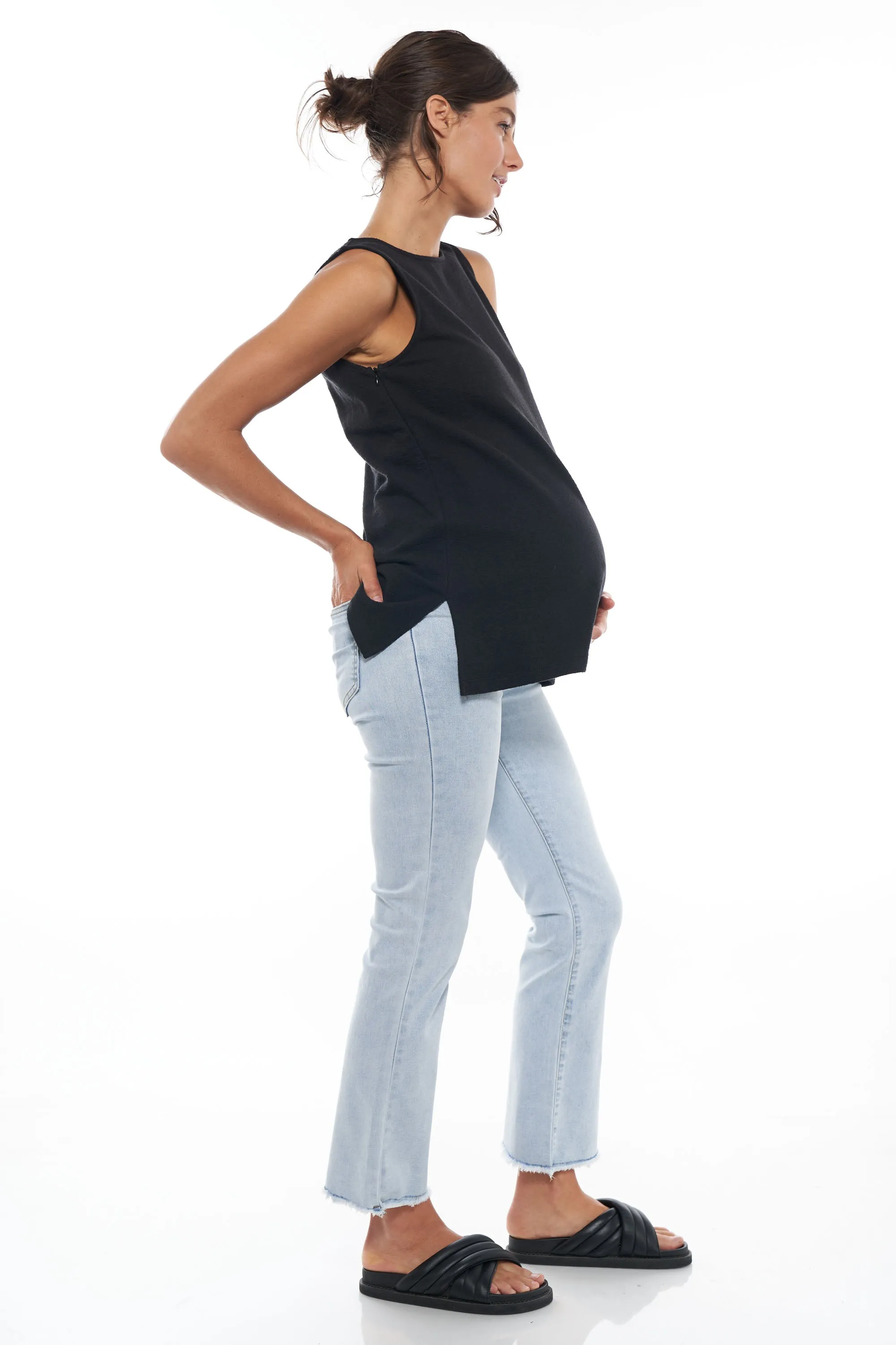 As It Was Kick Flare Maternity Jean