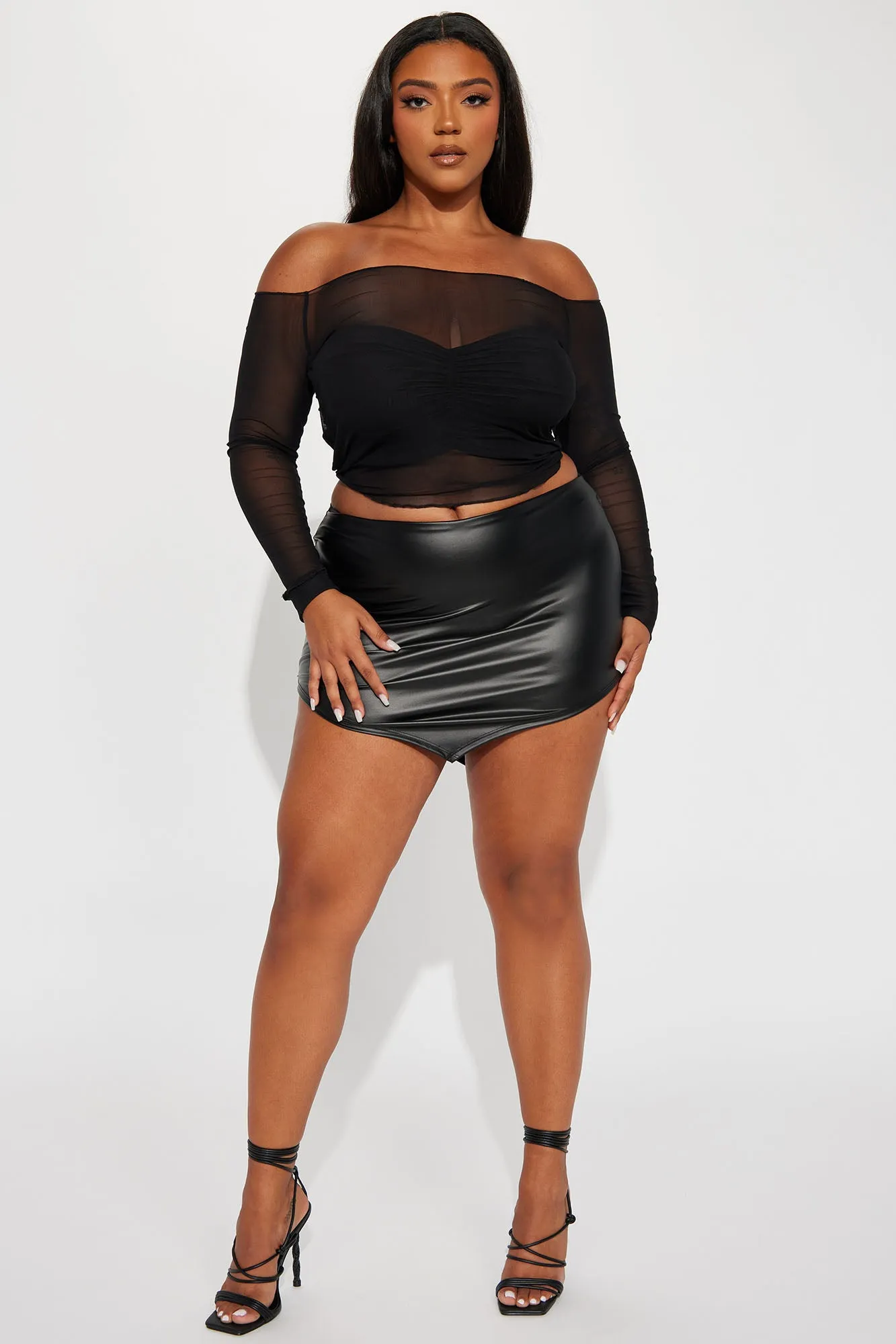 Bank On Me Micro Mini Skirt - Black