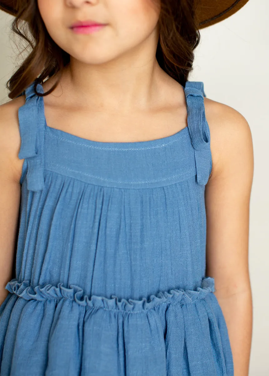 Banyu Dress in Cornflower