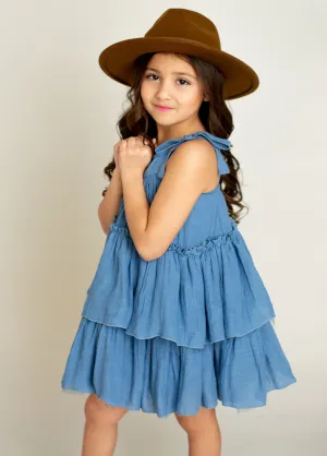 Banyu Dress in Cornflower