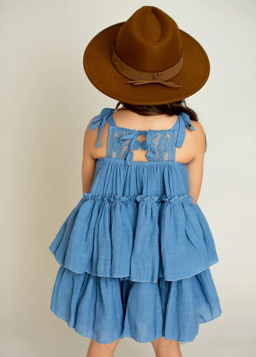 Banyu Dress in Cornflower