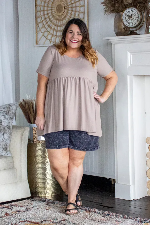 Basic Butter Babydoll, Beige
