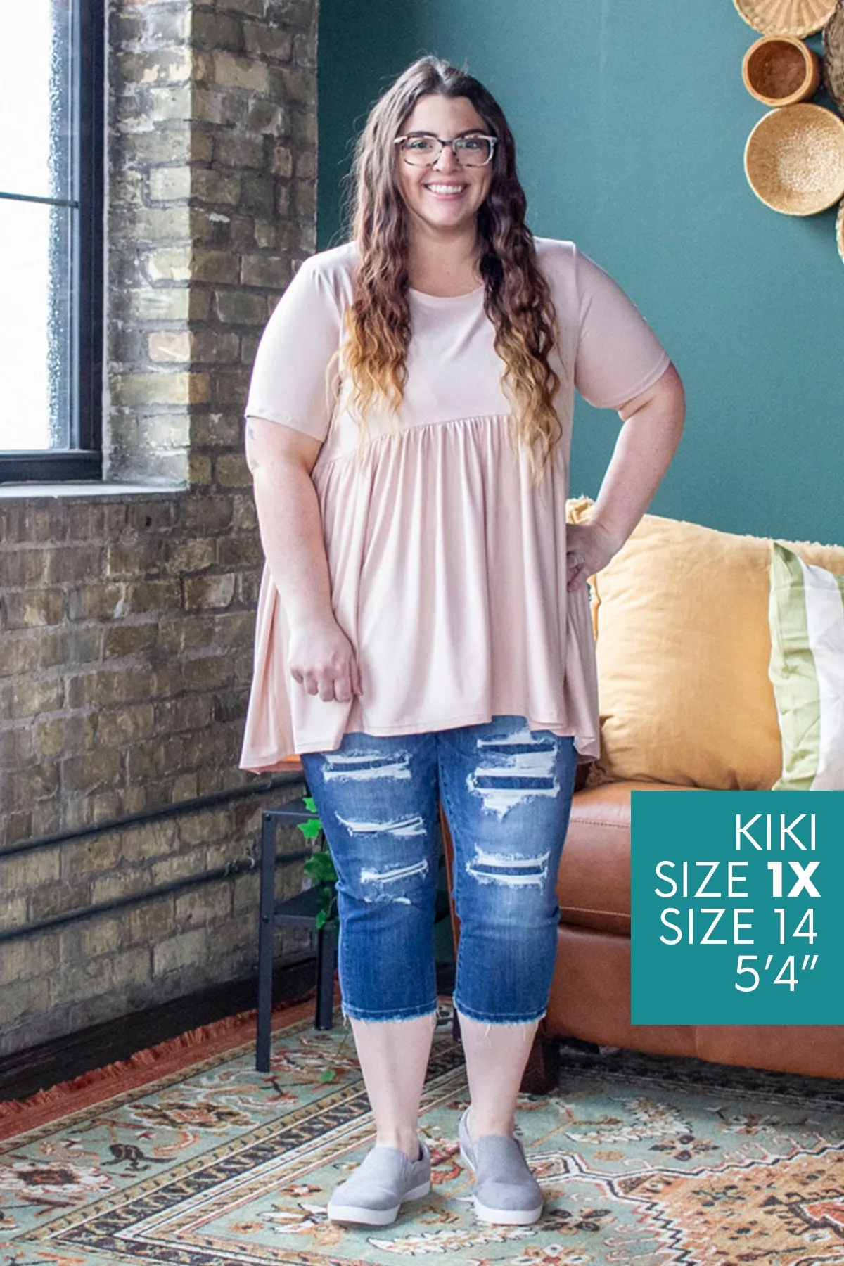 Basic Butter Babydoll, Blush