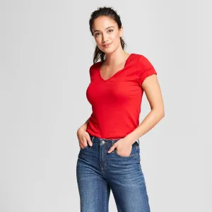 Basic V-Neck Short Sleeve T-Shirt
