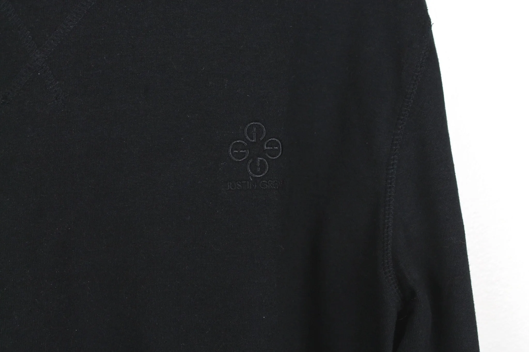 Black Basic Crew Sweater