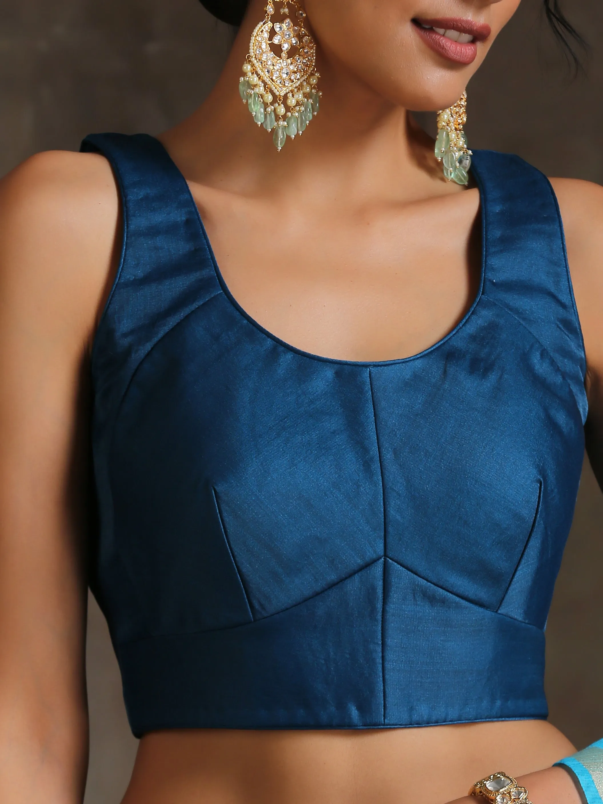 Blouse - Royal Blue Reign Sleeveless