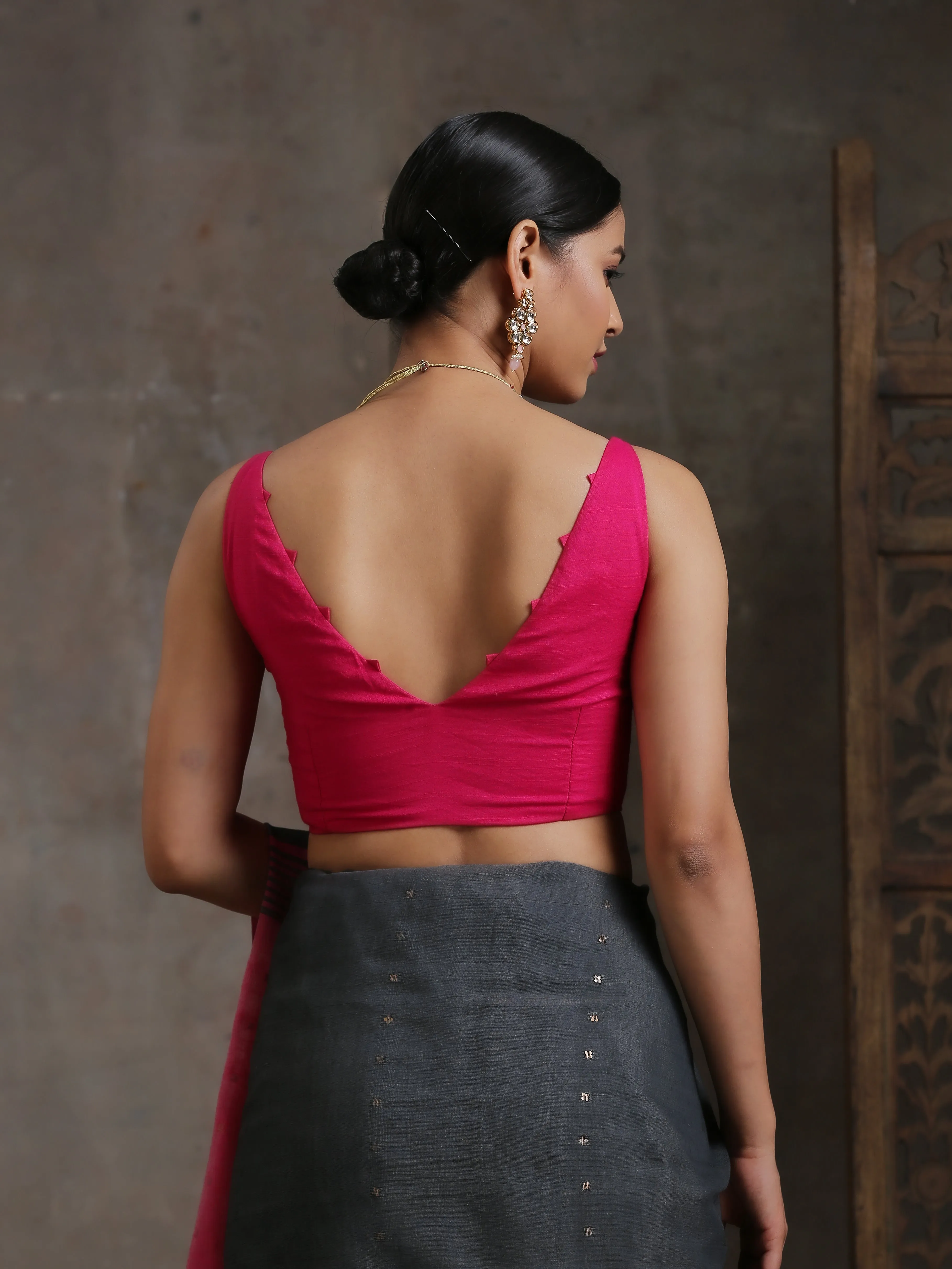 Blouse -Sweetheart Pink Viscose Blouse
