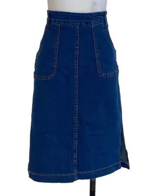 Blue Denim Skirt