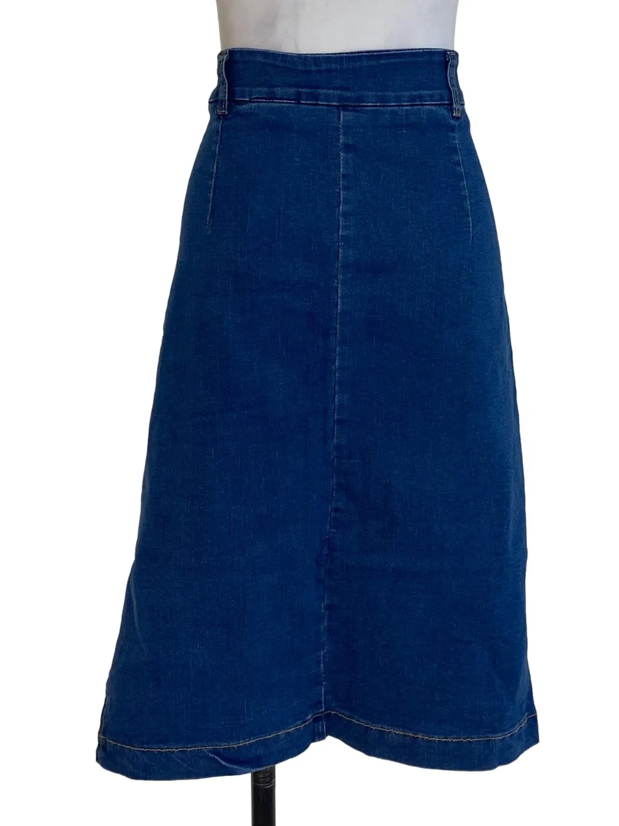 Blue Denim Skirt