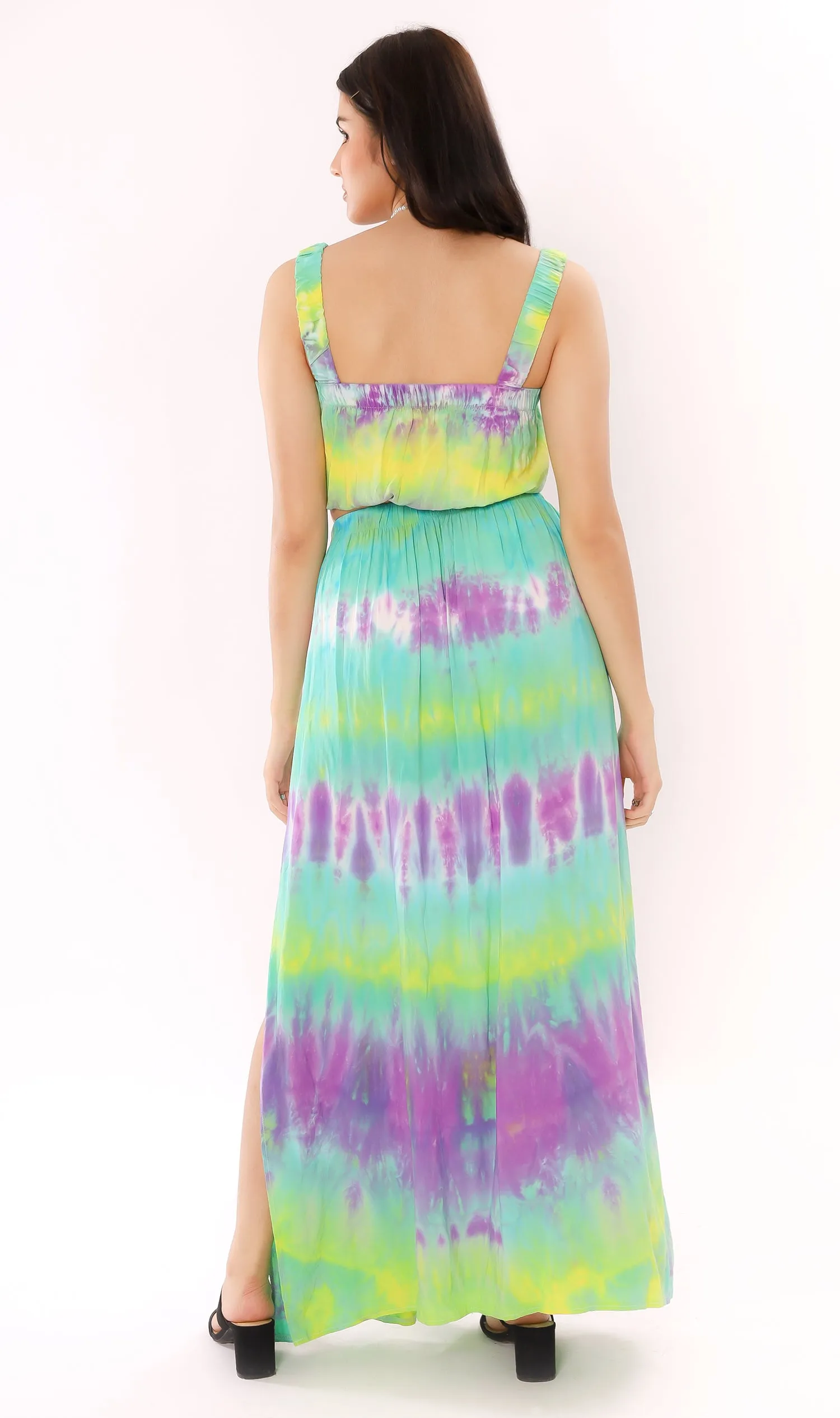 BREA Tie-Dye Skirt Co-ord (Green)