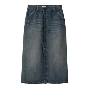 Carhartt WIP W' Marvin Skirt Blue Worn
