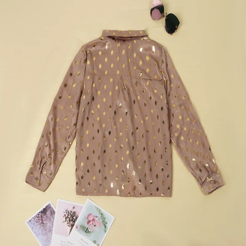Chicindress Loose Long Sleeve Lapel Top