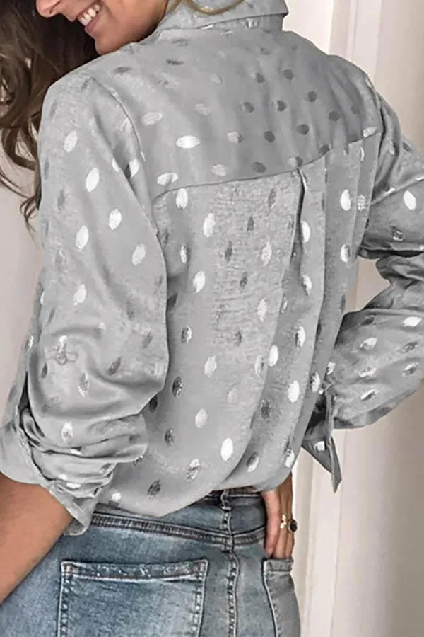 Chicindress Loose Long Sleeve Lapel Top