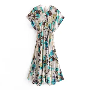 CLARA Summer Splash Bohemian Dress