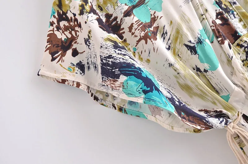 CLARA Summer Splash Bohemian Dress