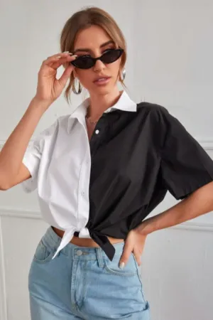 Colorblock Blouse