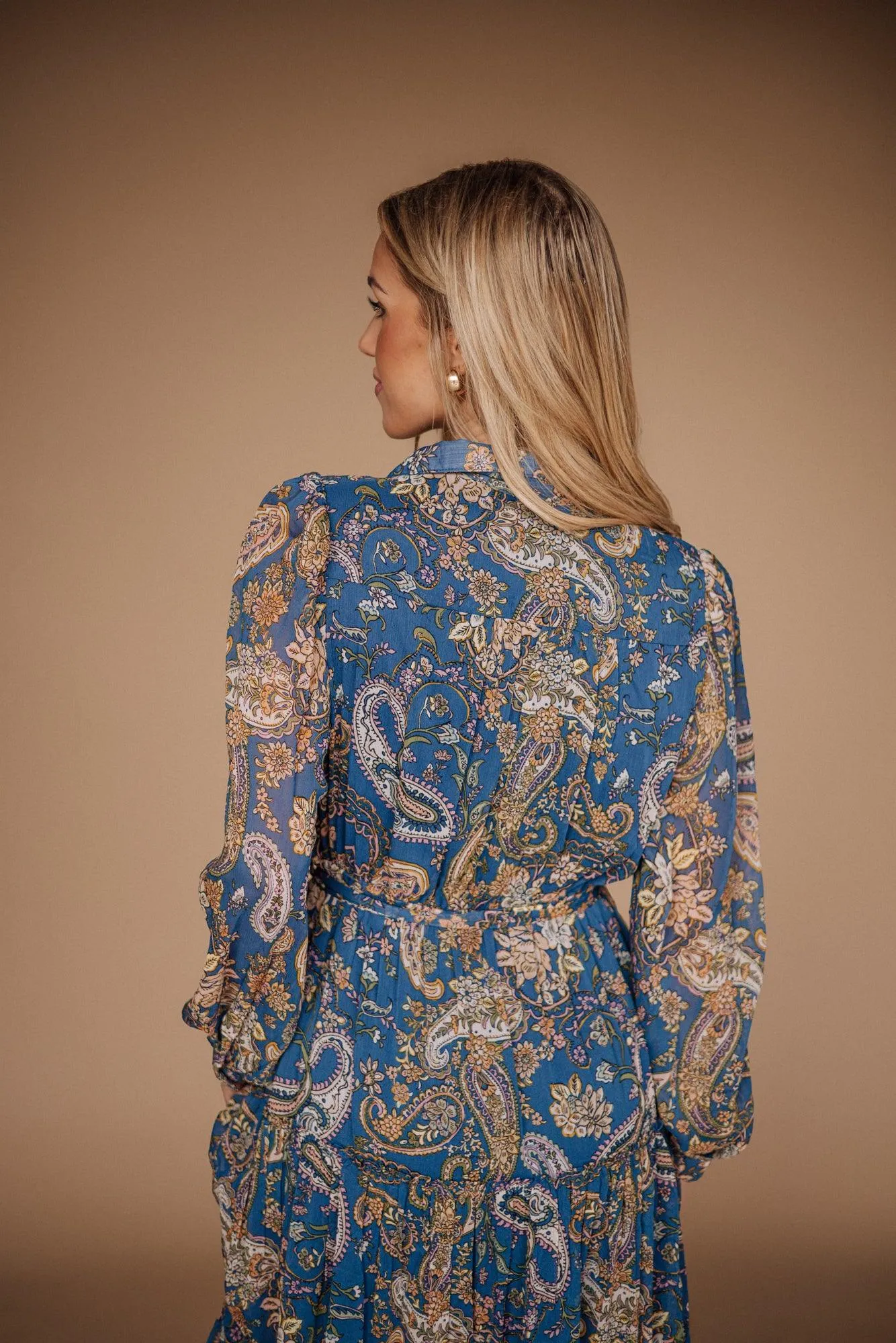 Daeci Button Down Midi Dress