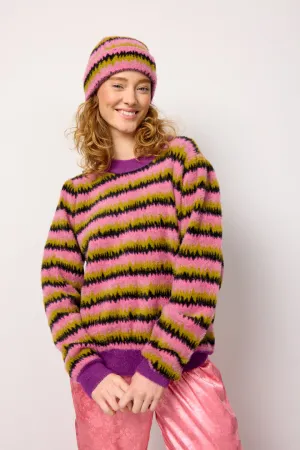 Dakota Knit Blouse - Mix stripe