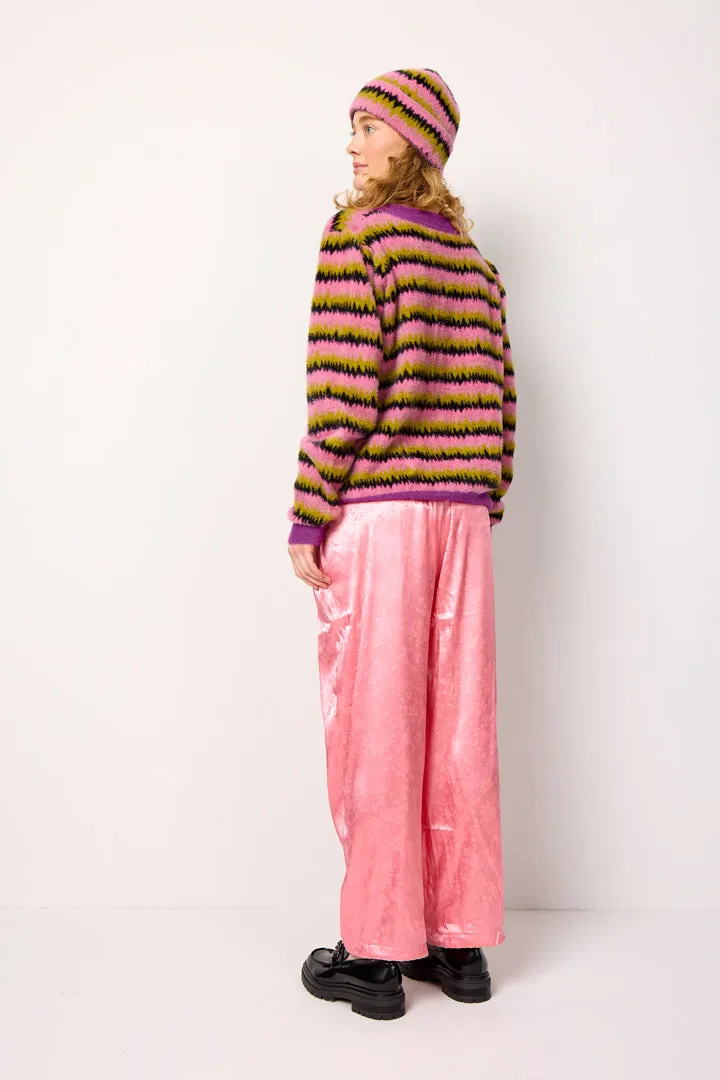 Dakota Knit Blouse - Mix stripe
