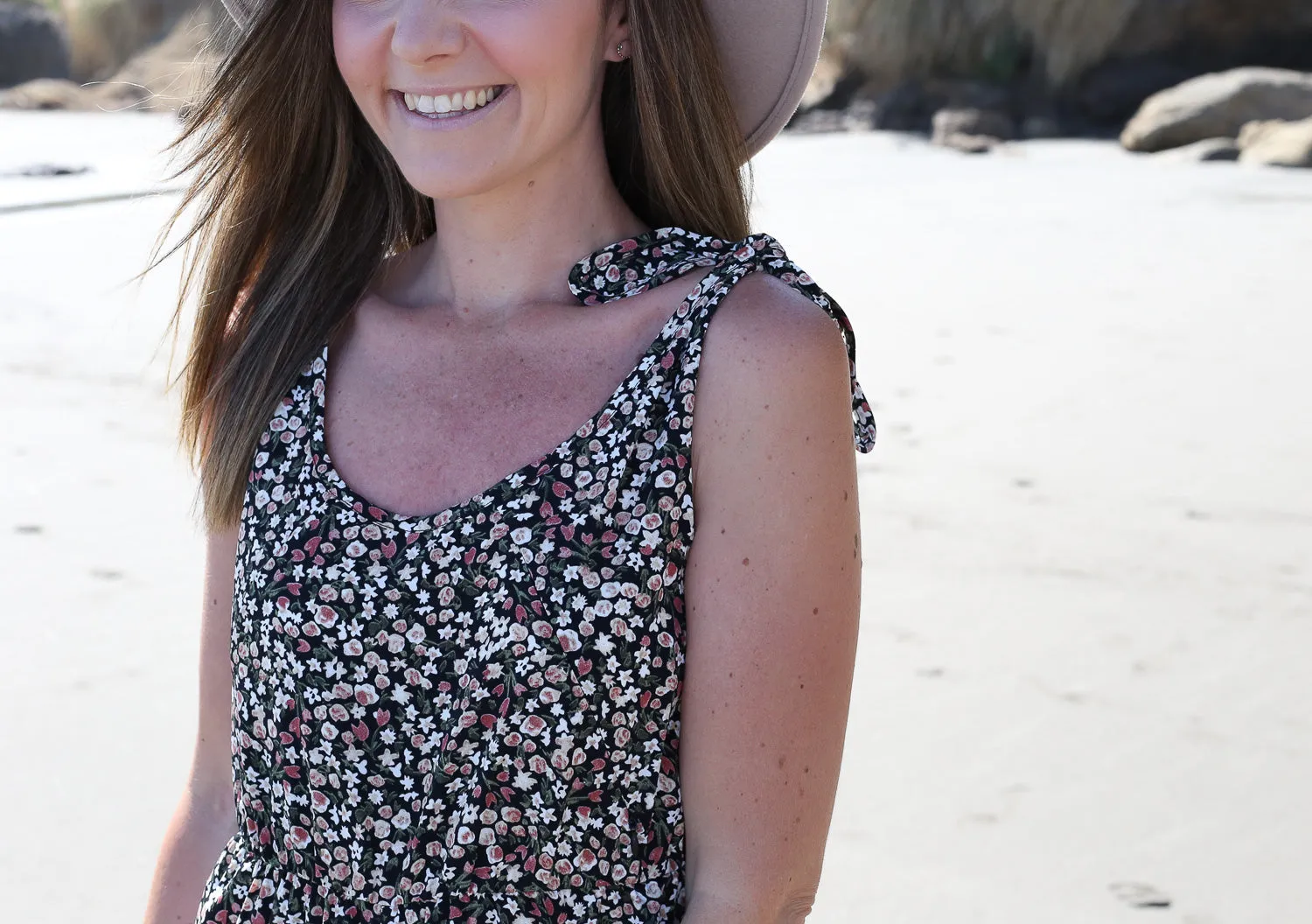 Daphne Breastfeeding Jumpsuit by Addison Clothing (Floral)