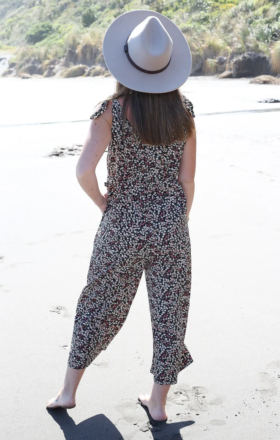 Daphne Breastfeeding Jumpsuit by Addison Clothing (Floral)