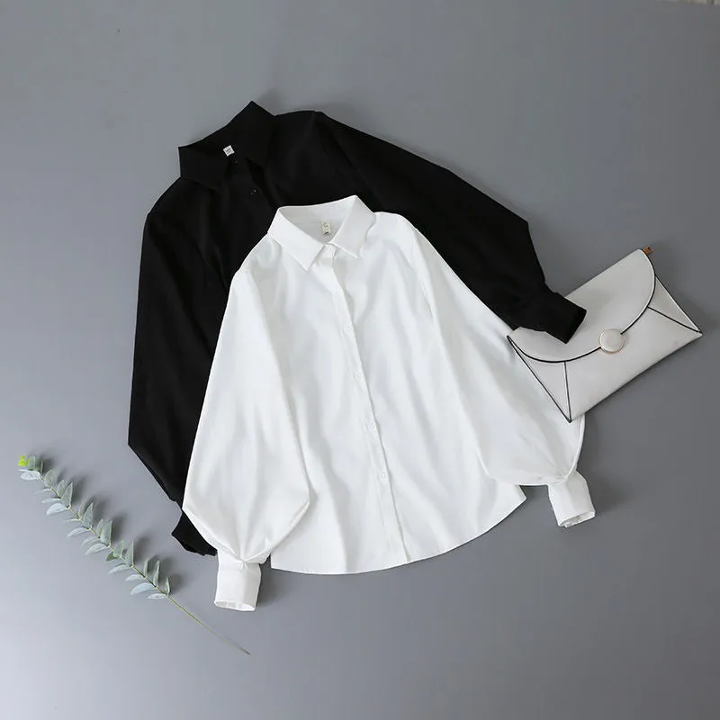 Deeptown Vintage Lantern Sleeve Blouse