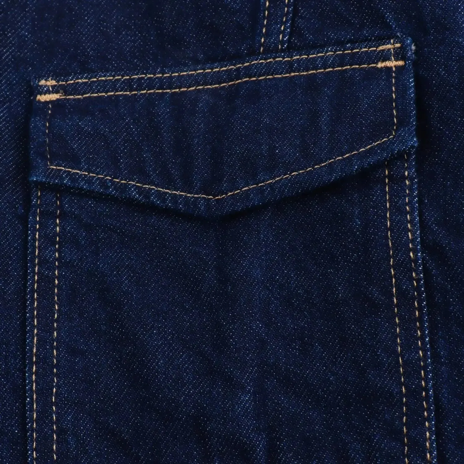 Denim Turn-Down Collar Short Sleeves Top & Skort Two-Piece Set Clothes