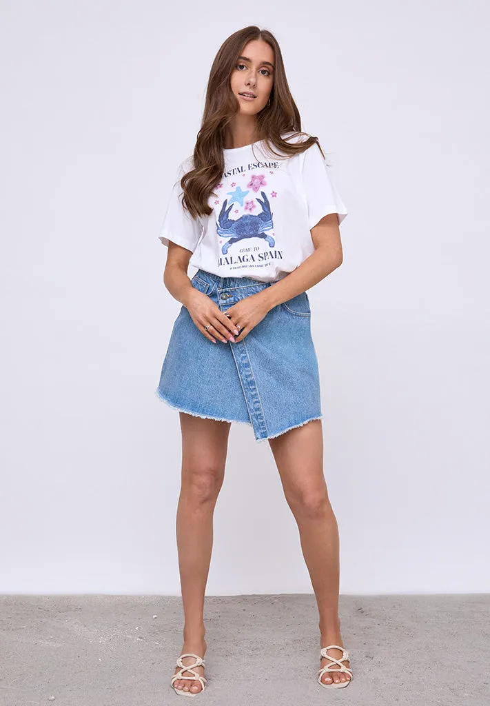 DSGaia Short Denim Skirt - Denim
