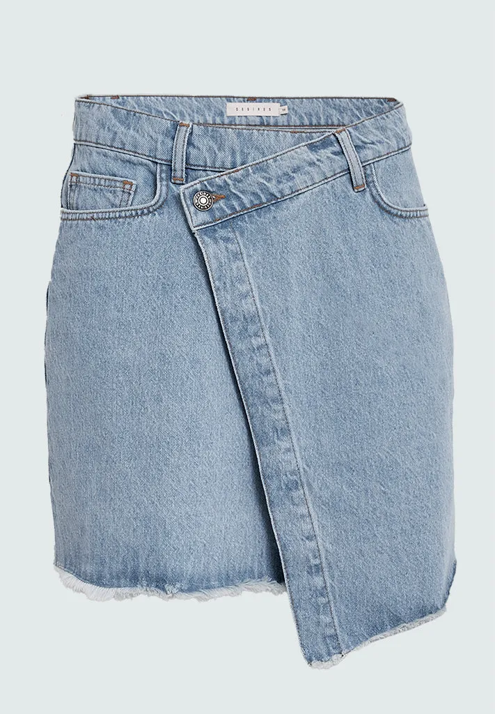DSGaia Short Denim Skirt - Denim