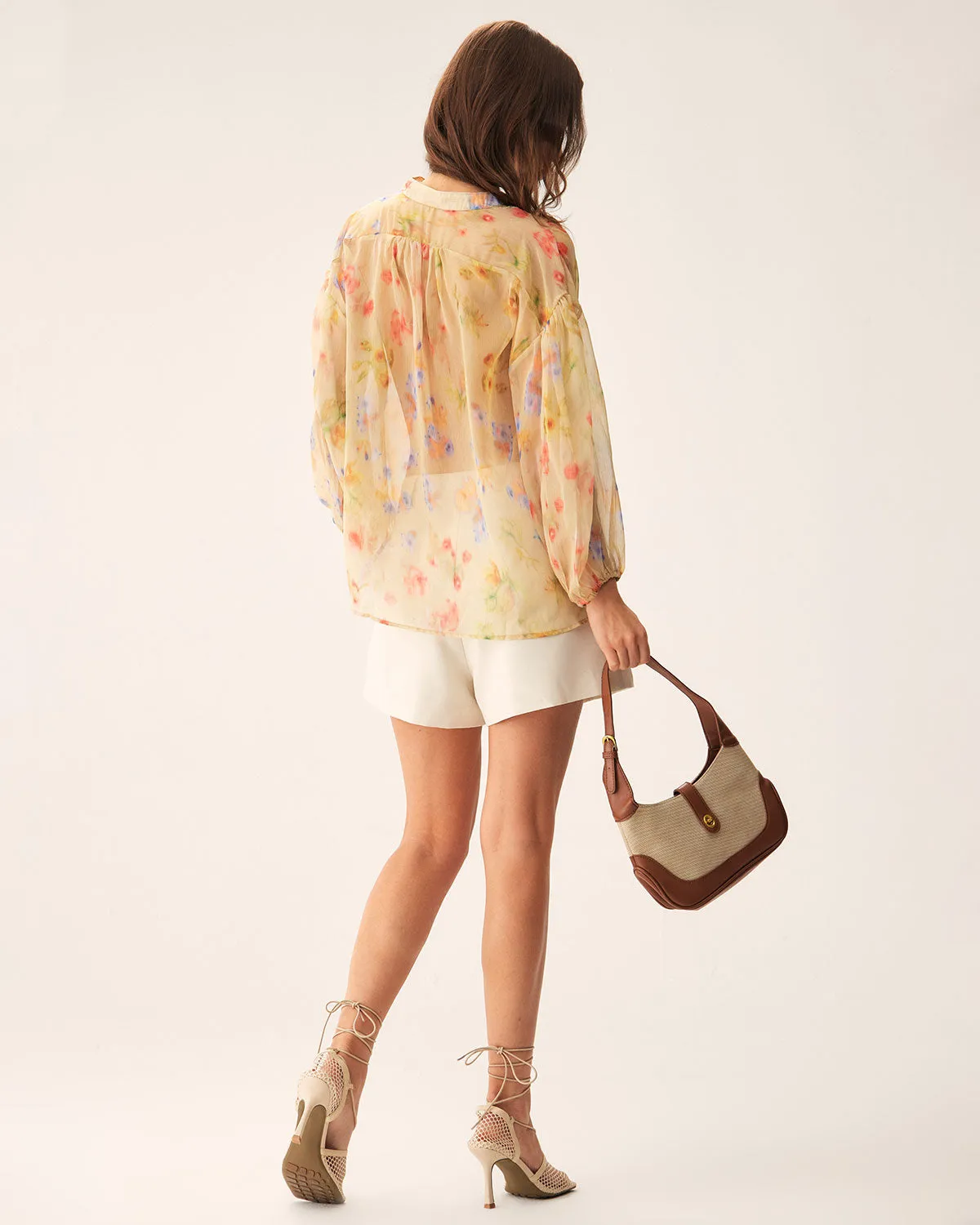 Floral Drop Shoulder Blouse
