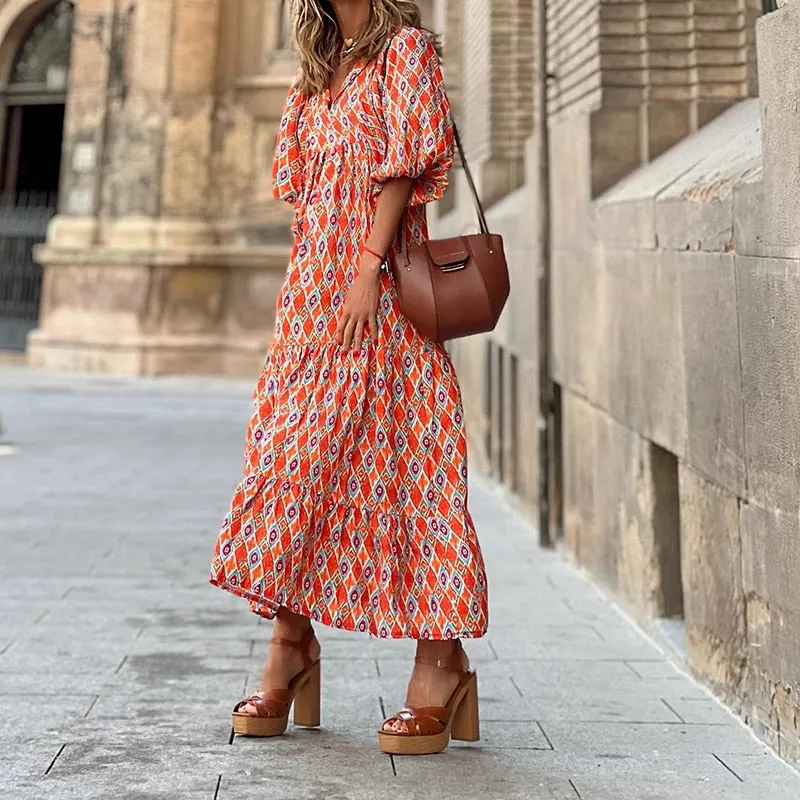 GEORGIA Boho Maxi Dress