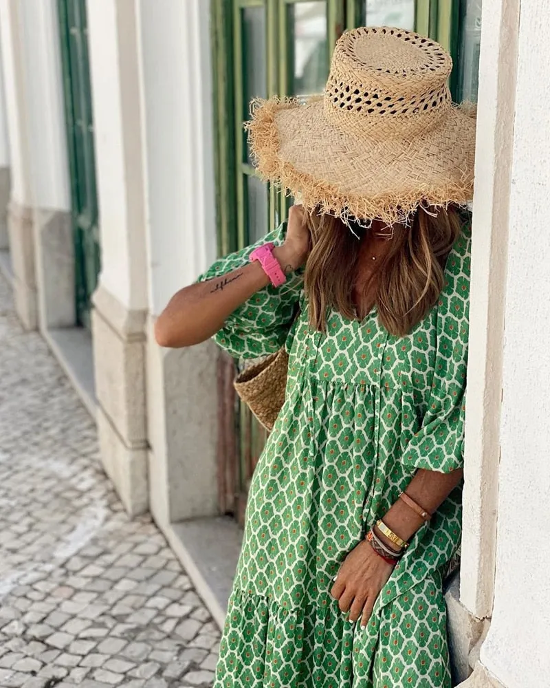 GEORGIA Boho Maxi Dress