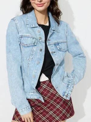 GYPSY - Button Up Long Sleeve Denim Jacket