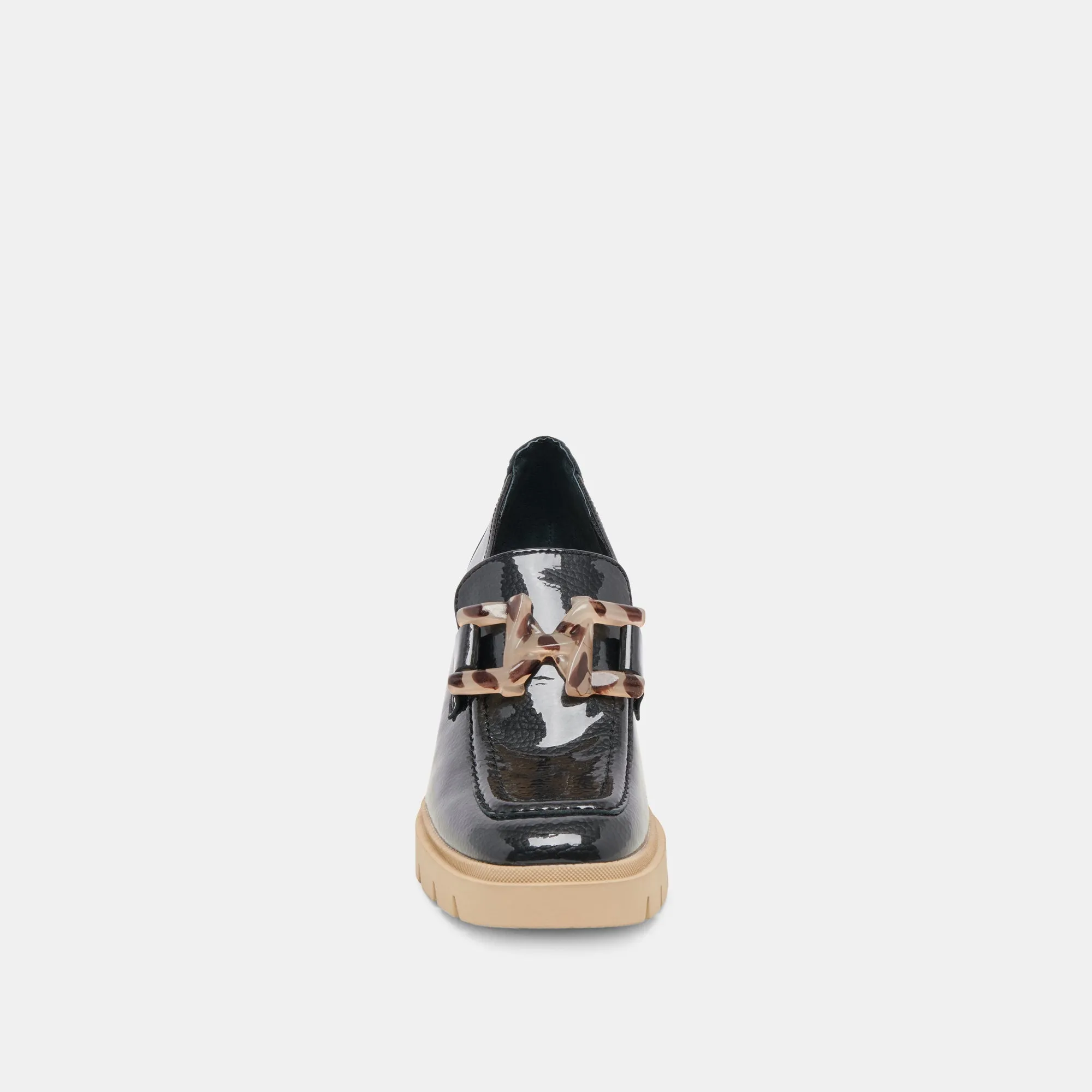 HAROLD HEELS MIDNIGHT PATENT LEATHER - re:vita
