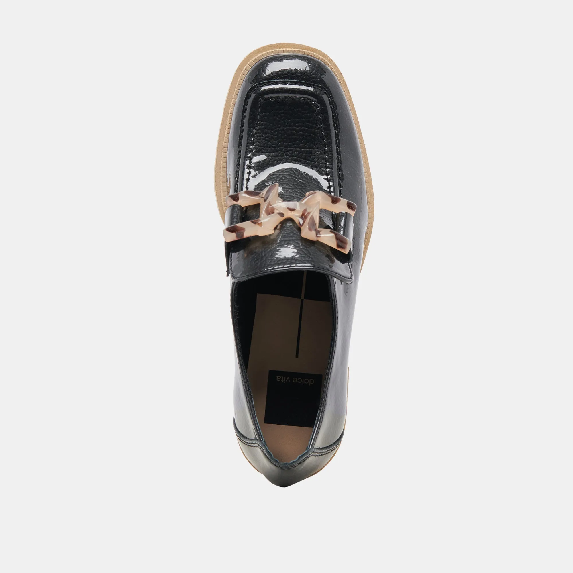 HAROLD HEELS MIDNIGHT PATENT LEATHER - re:vita