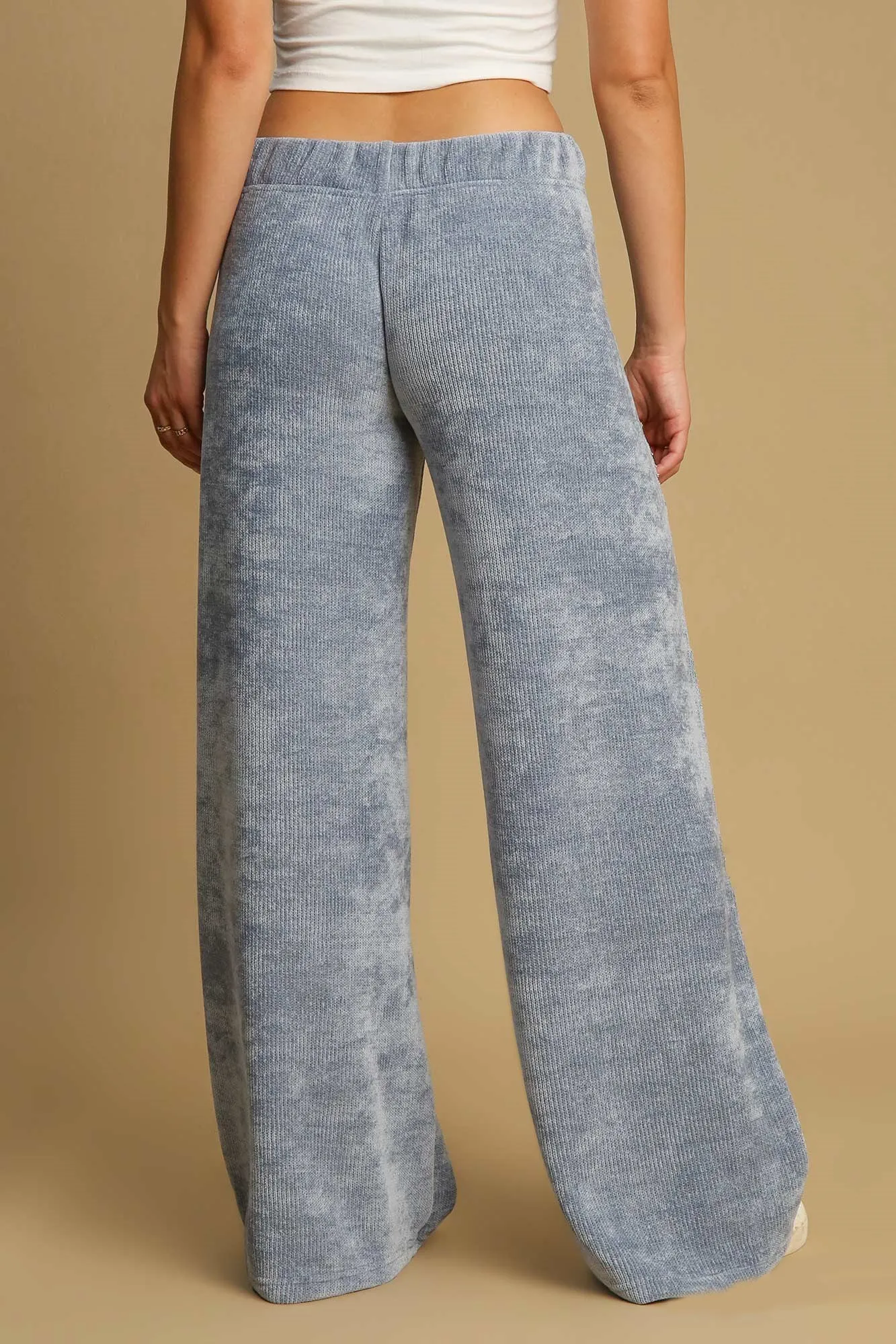 Hazel Blues® |  Umgee Elastic Waist Wide Leg Pants