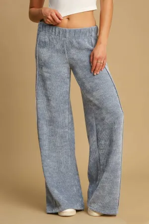 Hazel Blues® |  Umgee Elastic Waist Wide Leg Pants