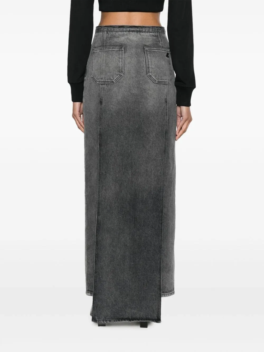 Heritage Stone Denim Long Skirt