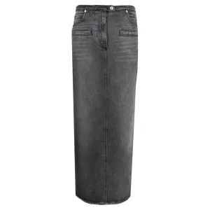Heritage Stone Denim Long Skirt