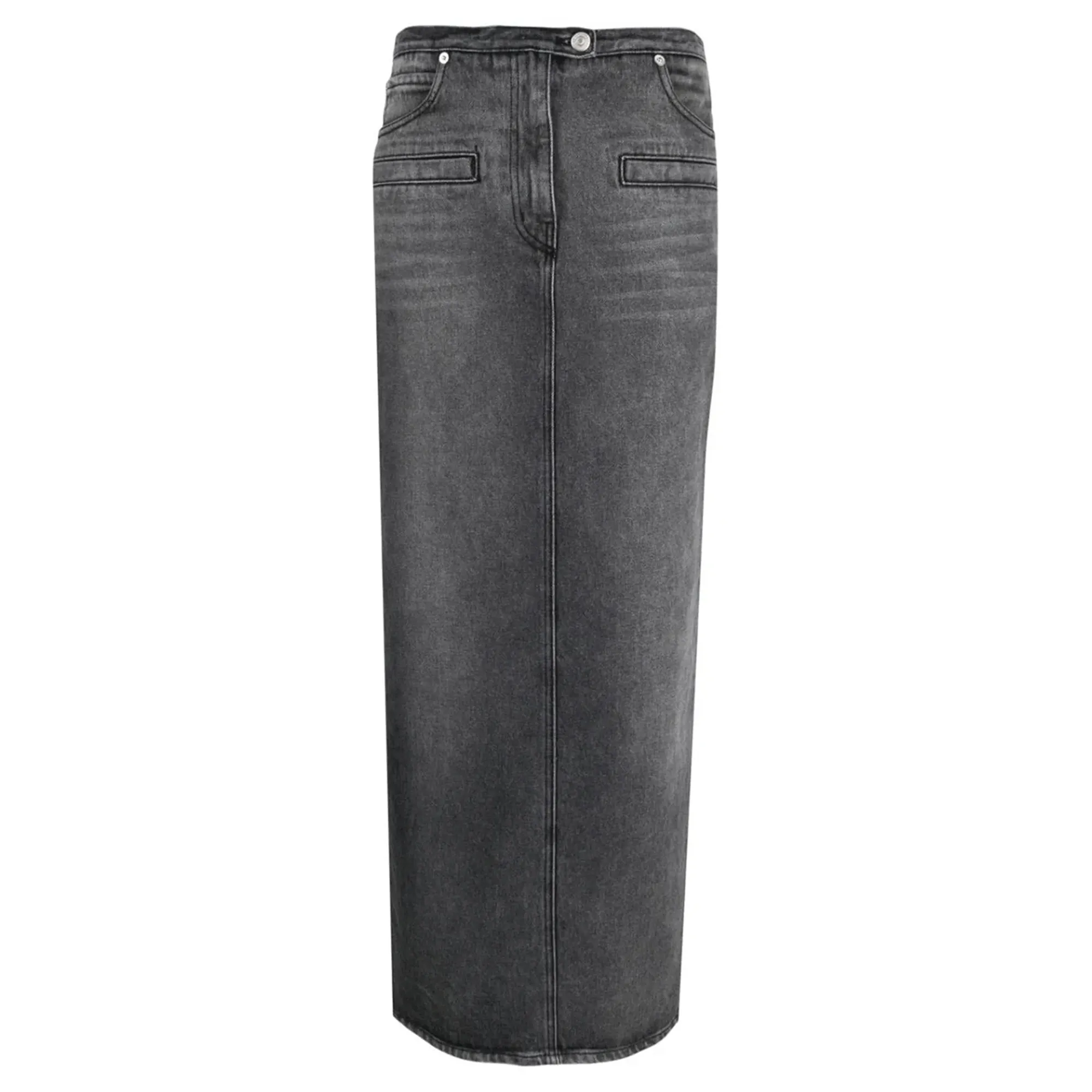 Heritage Stone Denim Long Skirt