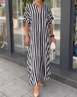 Ileana® | Striped boho dress