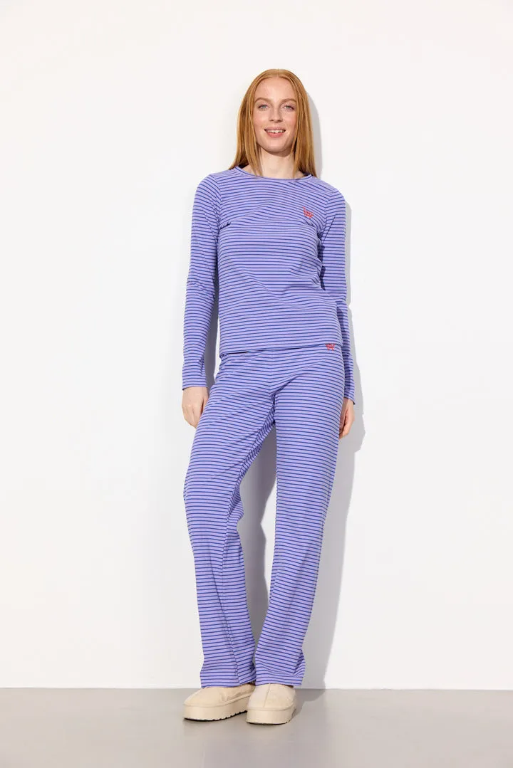 Indie Blouse - Purple Striped