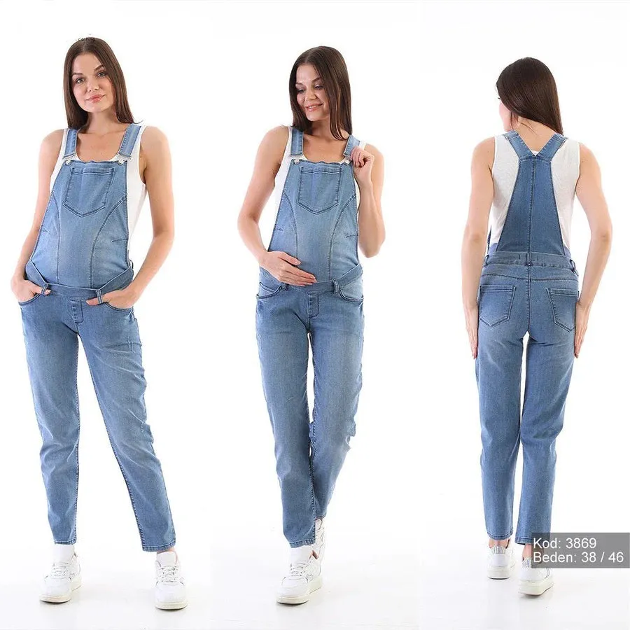 Jeans Maternity Salopet 2 in 1