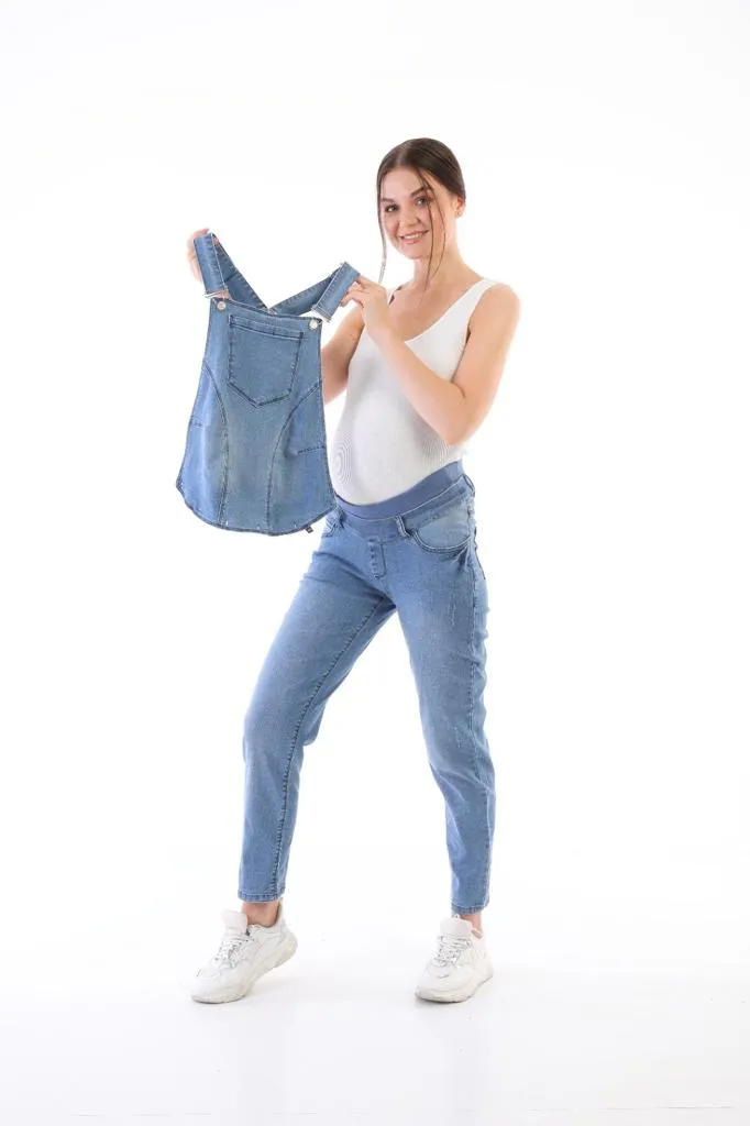 Jeans Maternity Salopet 2 in 1