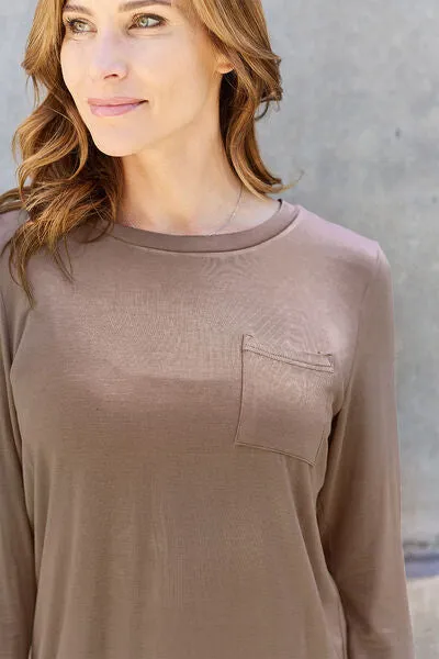 Jessica Basic Bae Full Size Round Neck Long Sleeve Top