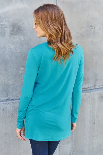 Jessica Basic Bae Full Size Round Neck Long Sleeve Top